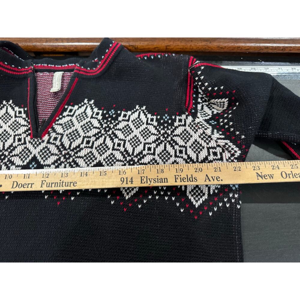 Hanna Andersson Nordic Quarter Zip Sweater Large - Picture 5 of 8